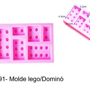 J 391- Molde lego/dominó peças