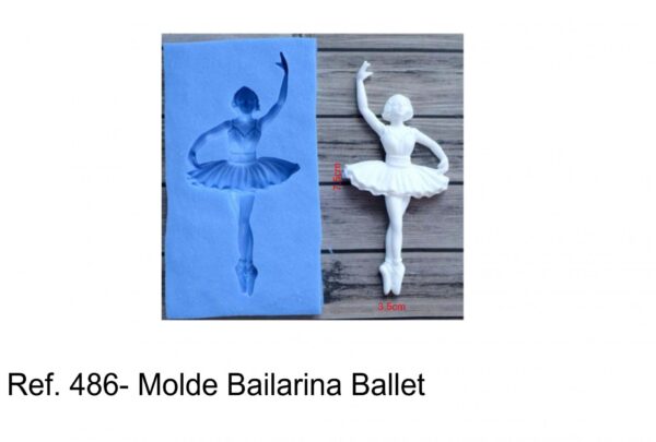 J 486- Molde Bailarina-Ballet