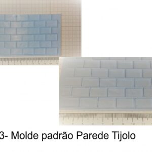 J 513- Molde padrão muro Tijolo pedra