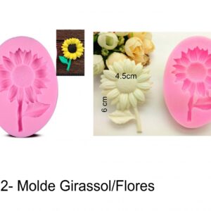 J 542- Molde Girassol/Flores