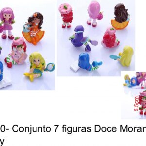 J 570- Conjunto 7 figuras Doce Moranguinho - Disney