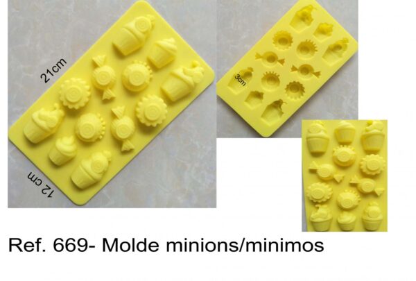 J 669- Molde minions/minimos