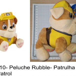 J 710- Peluche Rubble- Patrulha Pata, Paw Patrol 20cm