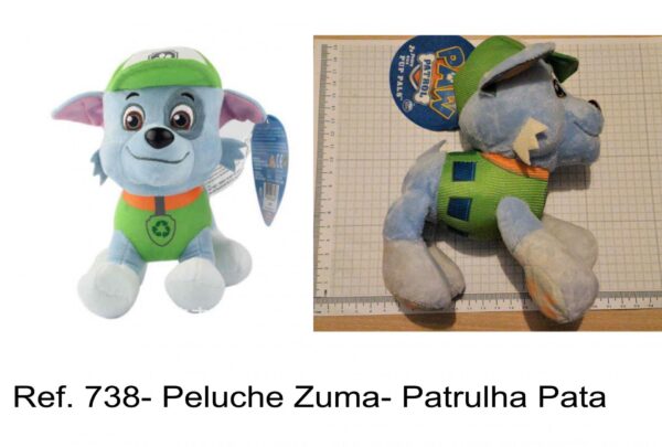 J 738- Peluche Zuma- Patrulha Pata 20cm