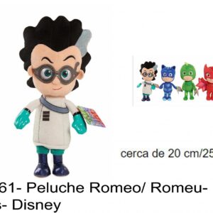 J 861- Peluche Romeo/ Romeu- pj Masks- Disney 20cm