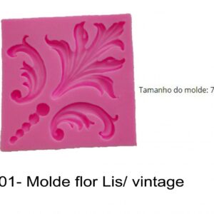 J 901- Molde flor Lis/ vintage, liz