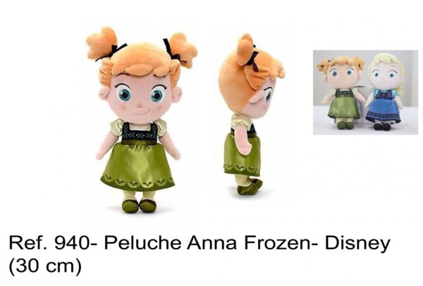J 940- Peluche Anna Frozen- Disney (30 cm)