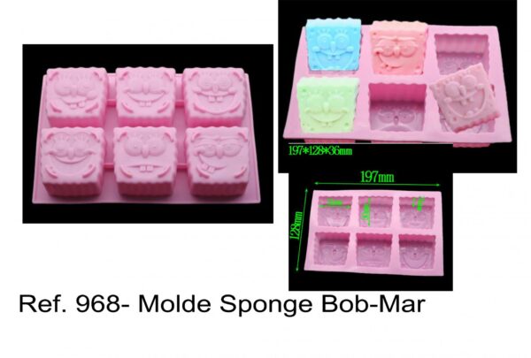 J 968- Molde Sponge Bob-Mar